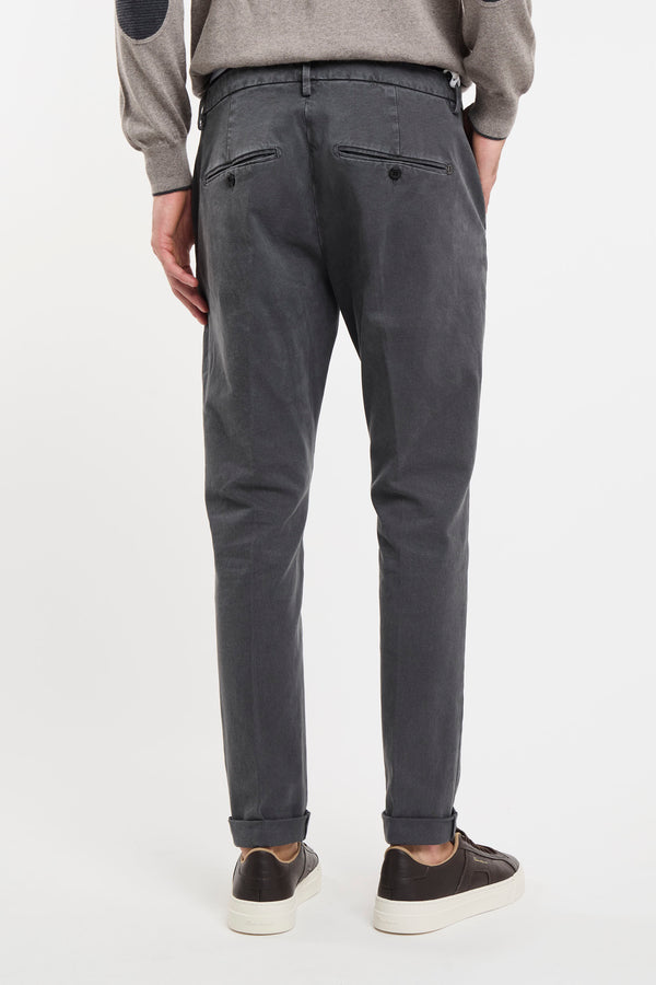 Gaubert Grey Fabric Trousers by Dondup - 5