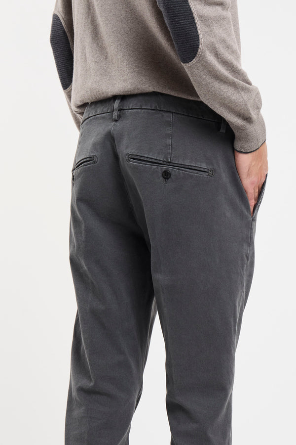 Gaubert Grey Fabric Trousers by Dondup - 6