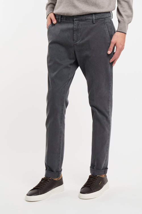 Gaubert Grey Fabric Trousers by Dondup