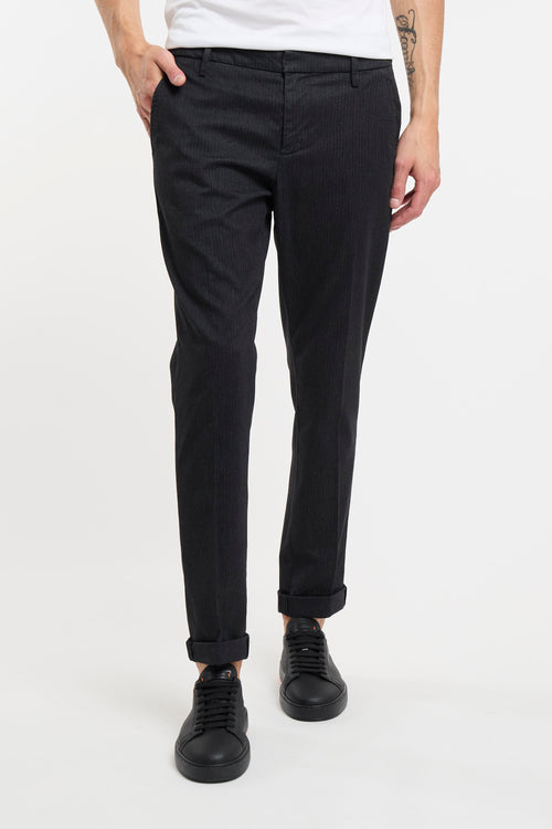 Gaubert Grey Fabric Trousers Dondup