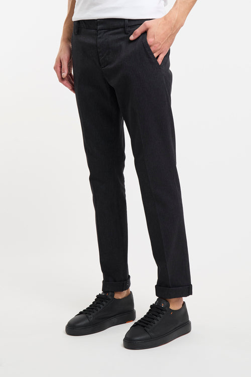 Gaubert Grey Fabric Trousers Dondup