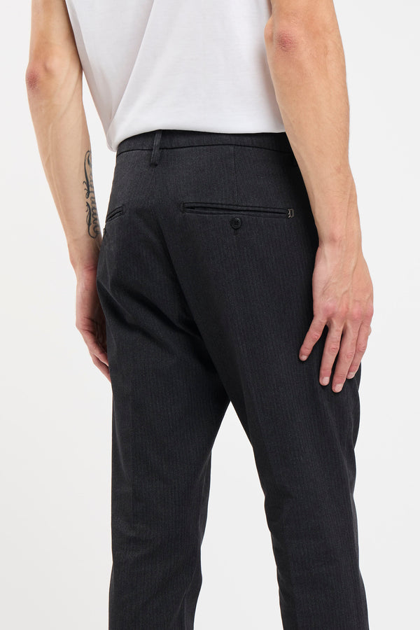 Gaubert Grey Fabric Trousers Dondup - 4