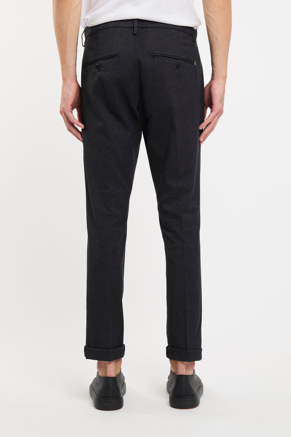 Gaubert Grey Fabric Trousers Dondup - 5