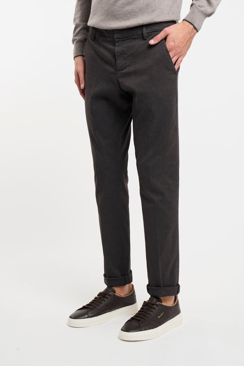 Gaubert Brown Trousers by Dondup-2