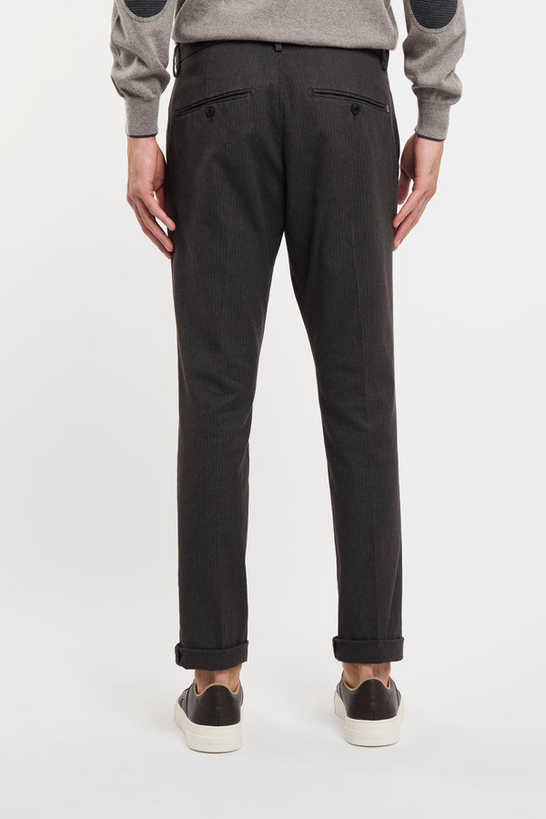 Gaubert Brown Trousers by Dondup - 6