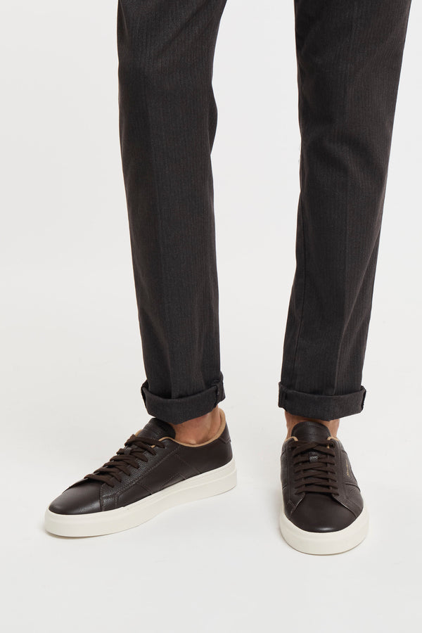 Gaubert Brown Trousers by Dondup - 7