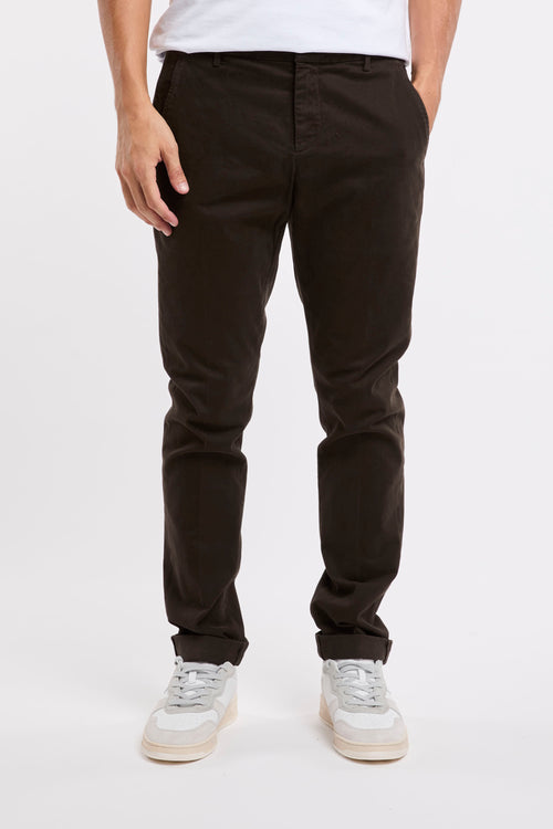 Dondup Gaubert Cotton Trousers Brown