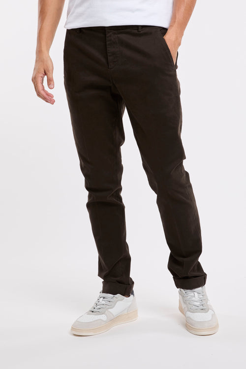 Dondup Gaubert Cotton Trousers Brown-2