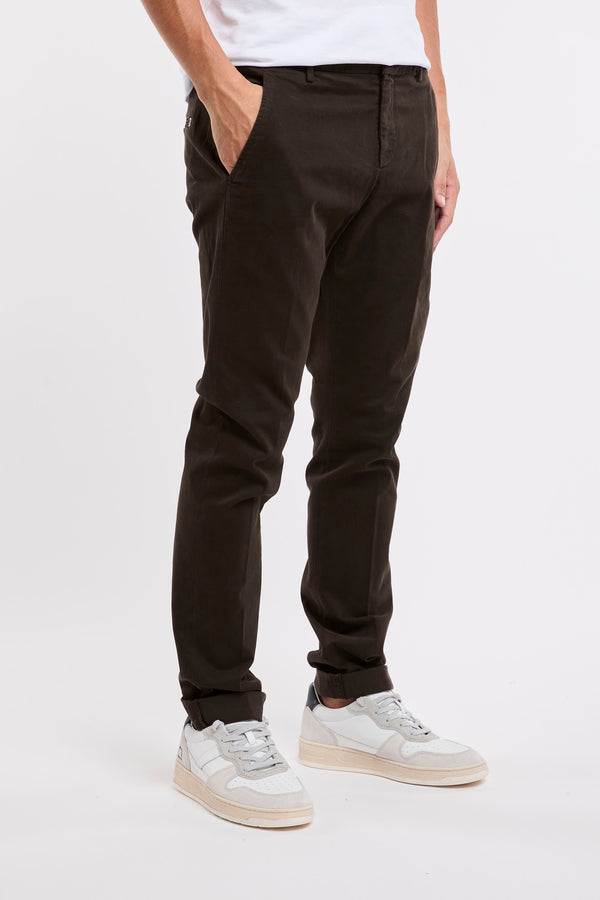 Dondup Gaubert Cotton Trousers Brown - 3