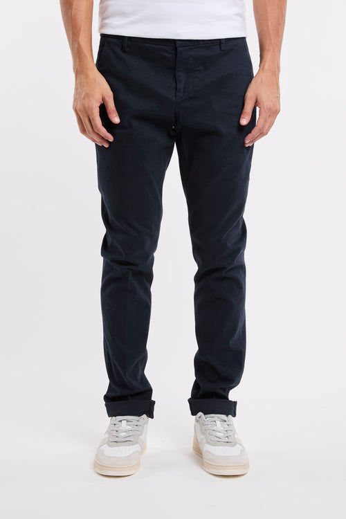 Dondup Gaubert Cotton Trousers Blue-2