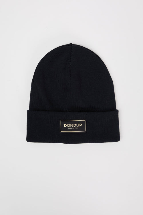 Dondup Wool/Acrylic Blend Beanie Blue