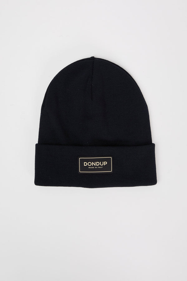 Dondup Wool/Acrylic Blend Beanie Blue - 1