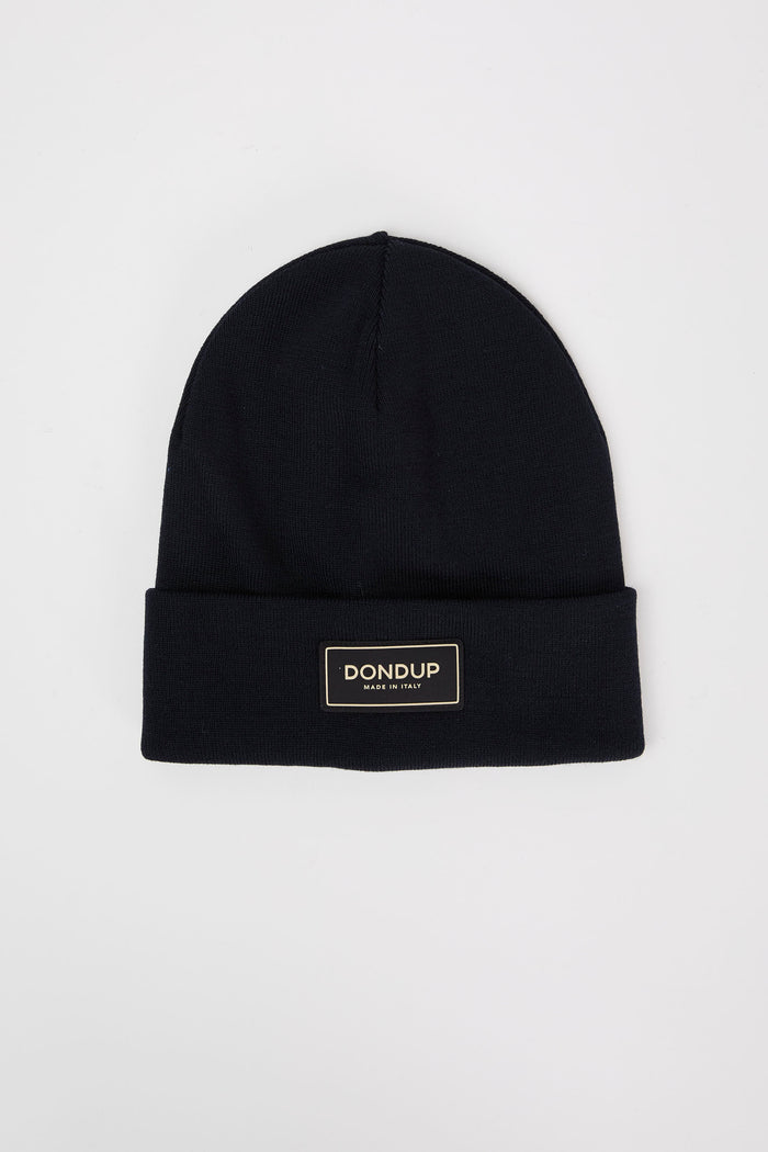 dondup-wool-acrylic-blend-beanie-blue-1