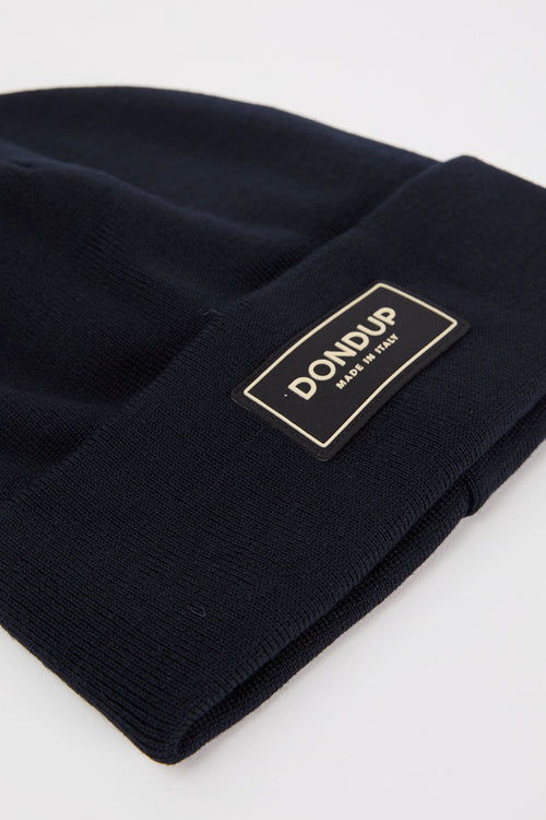 Dondup Wool/Acrylic Blend Beanie Blue-2