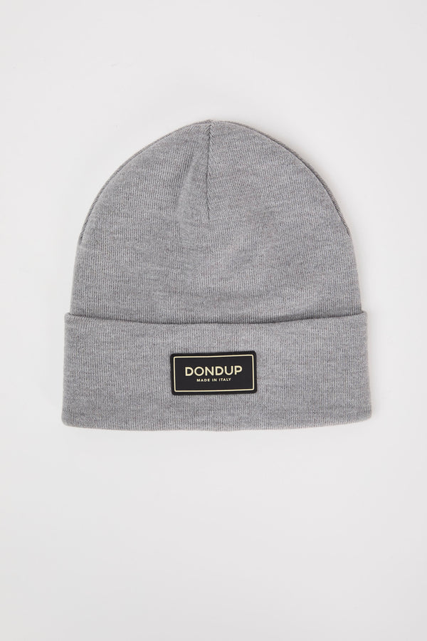 Dondup Wool/Acrylic Blend Hat in Grey - 1