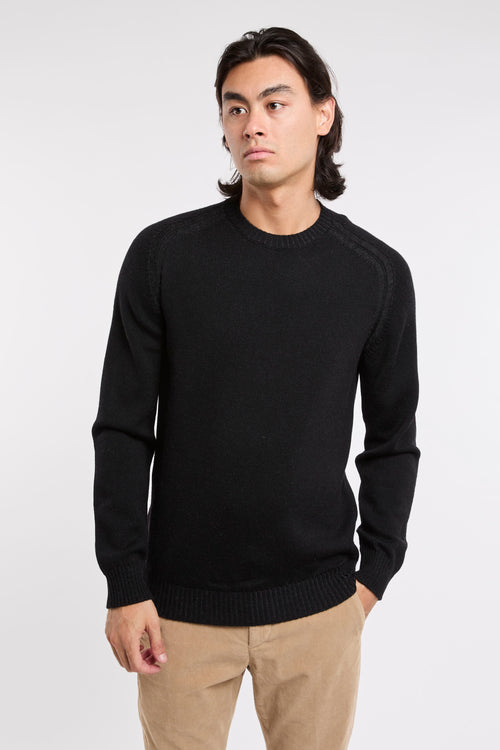 Dondup Crew Neck Wool Sweater Black