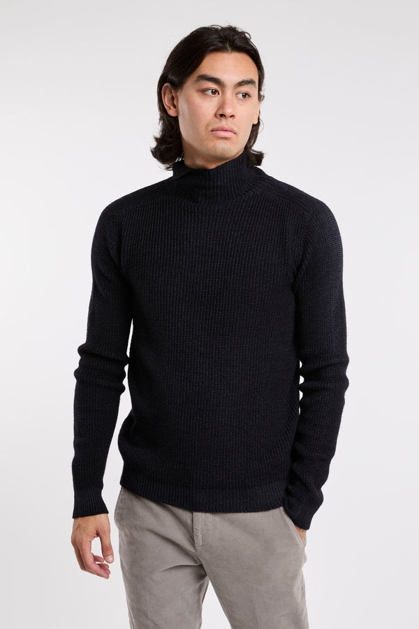 Dondup Knitwear English Rib Wool Blue - 2