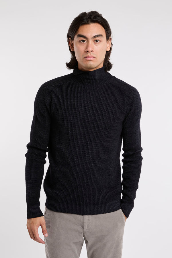 Dondup Knitwear English Rib Wool Blue - 3