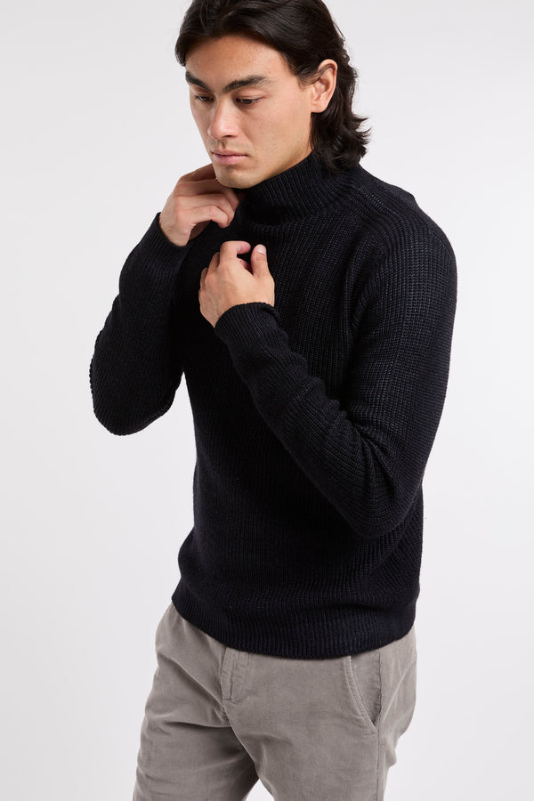 Dondup Knitwear English Rib Wool Blue - 4