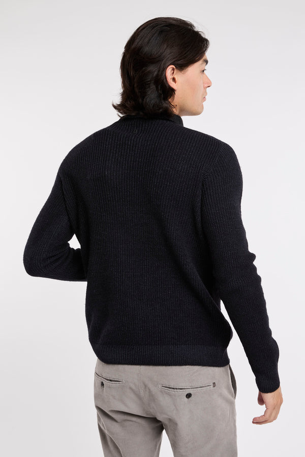 Dondup Knitwear English Rib Wool Blue - 5