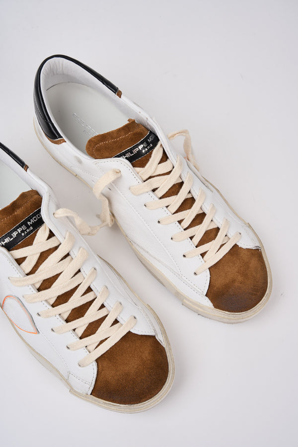 PRSX Leather White Sneakers by Philippe Model - 3