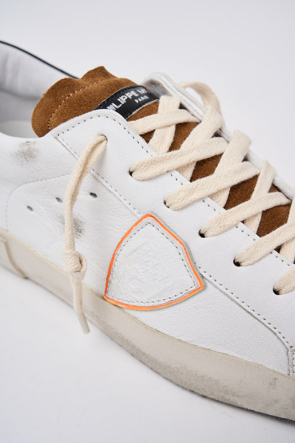 PRSX Leather White Sneakers by Philippe Model - 4