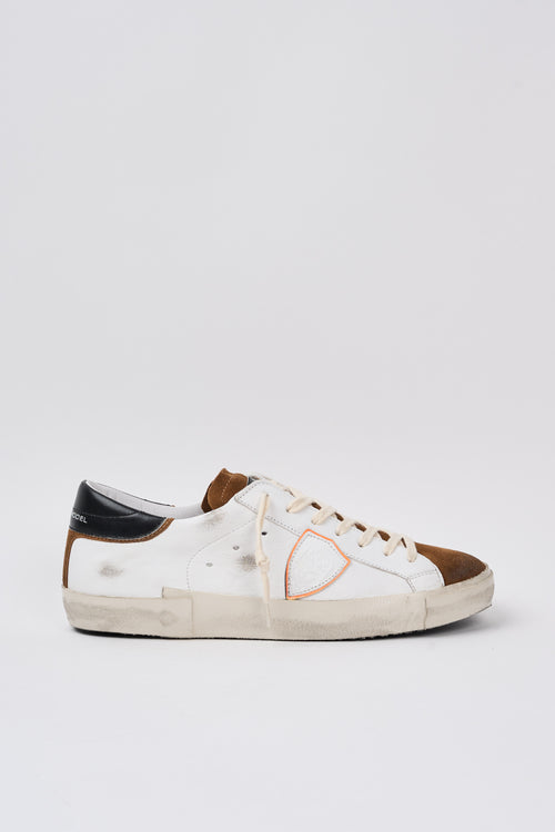 PRSX Leder Sneakers Weiß Philippe Model