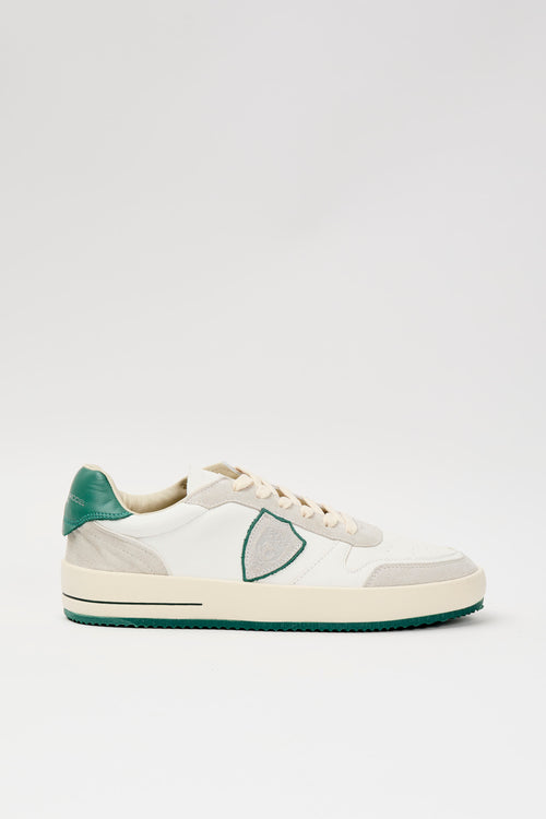 Philippe Model Nice White Leather Sneakers