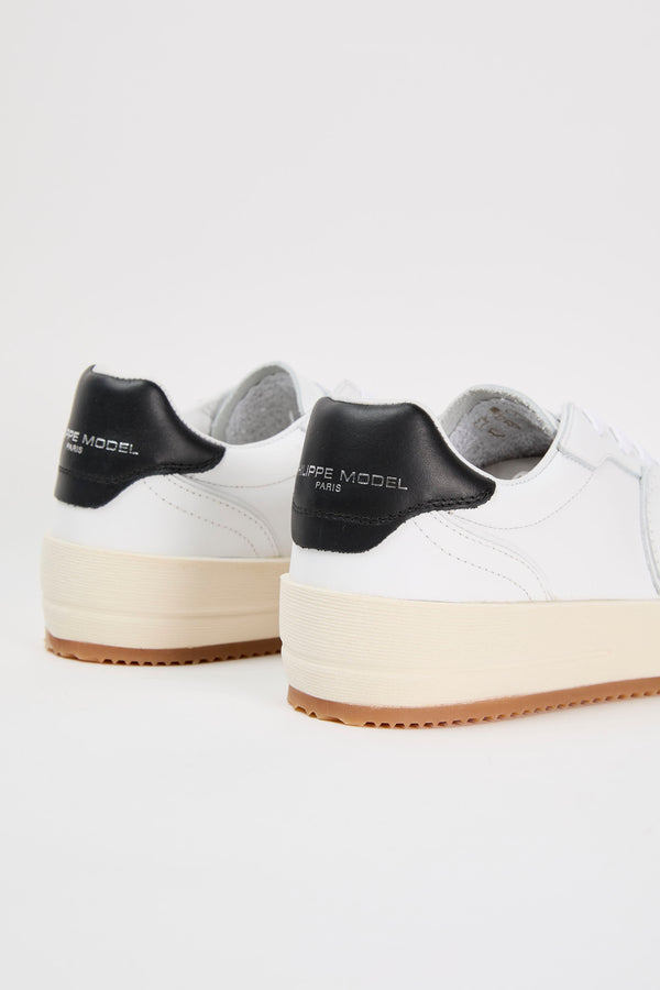 Philippe Model Sneaker Nice Leather White/Black - 3