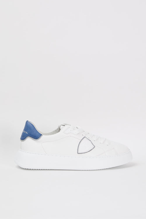 Philippe Model Sneaker Temple Leather White/Blue