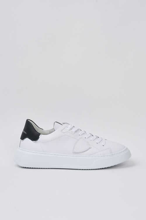 Philippe Model Temple Leather Sneakers White