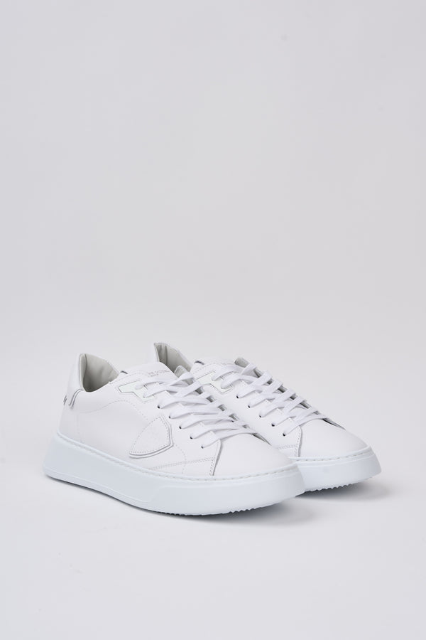 Philippe Model Temple White Leather Sneakers - 2