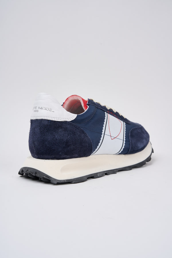 Philippe Model Tour Leather/Textile Blue Sneakers - 5