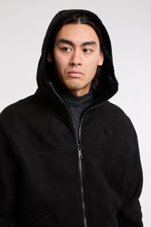 Giorgio Brato Shearling Jacket Black - 4