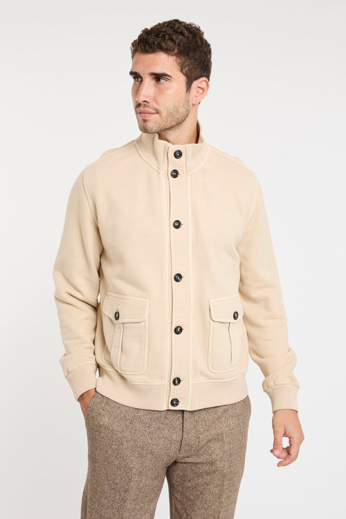 Circolo 1901 Cotton Sweatshirt Beige Circolo 1901