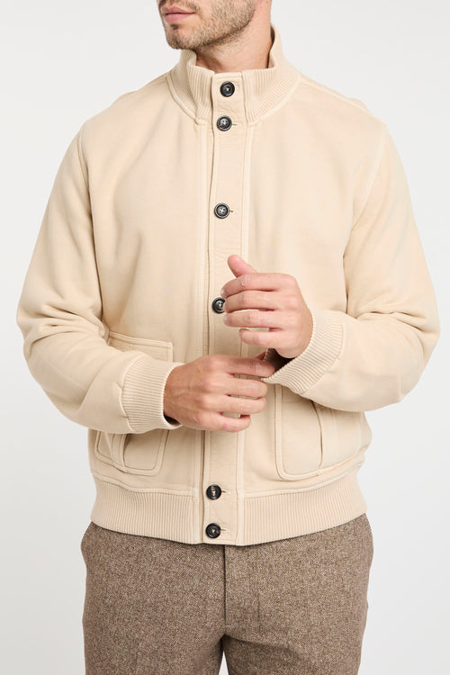 Circolo 1901 Cotton Sweatshirt Beige Circolo 1901