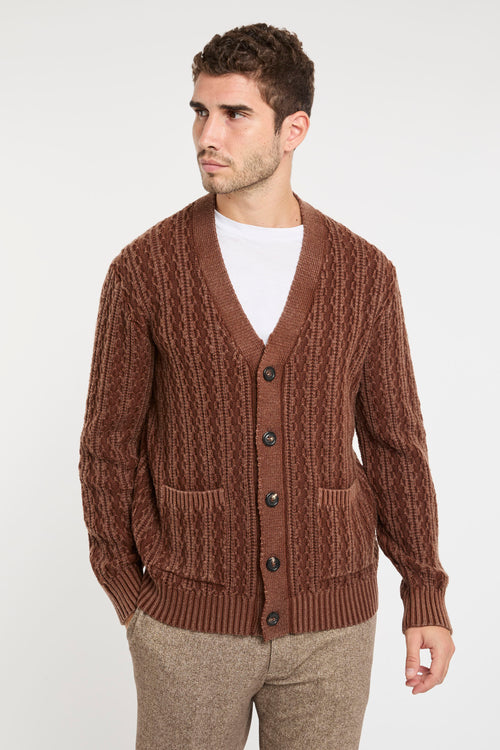 Circolo 1901 Fiber Brown Cardigan Circolo 1901