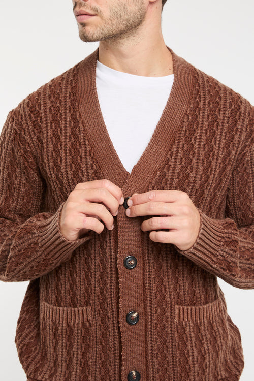 Circolo 1901 Fiber Brown Cardigan Circolo 1901-2