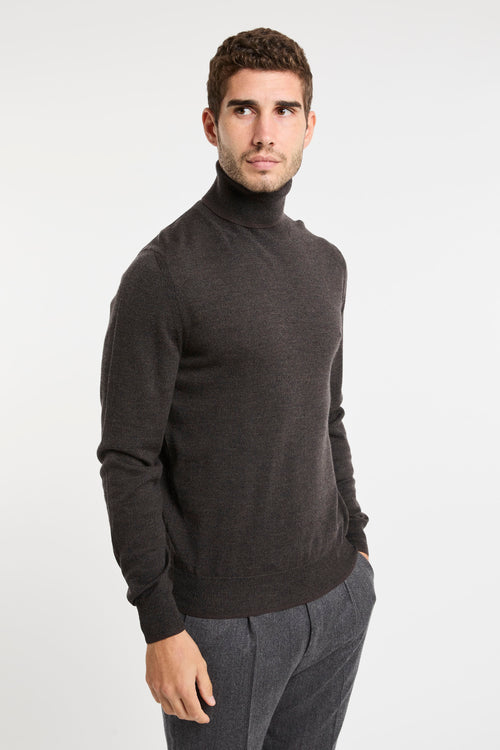 Canali 100% Wool Brown Sweater