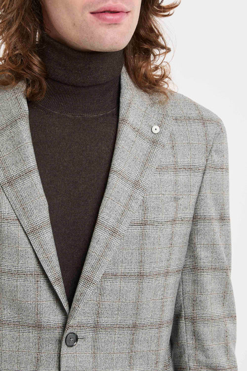 L.B.M. 1911 Gray Fabric Jacket-2