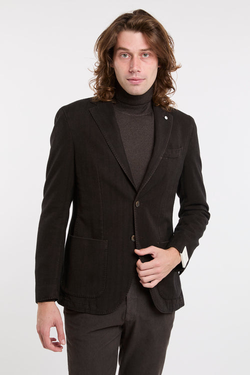 L.B.M. 1911 Brown Fabric Jacket