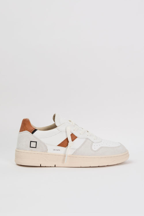 D.A.T.E. Sneaker Court 2.0 Leather White/Tan