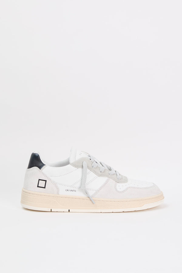 D.A.T.E. Sneaker Court 2.0 Leather White/Blue - 1