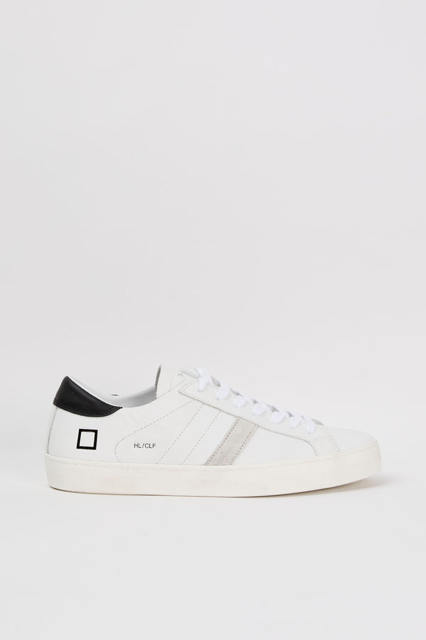 D.A.T.E. Sneaker Hill Low Calf Leather White/Black - 1