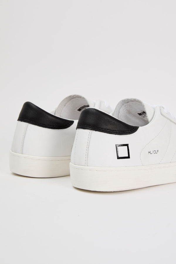 D.A.T.E. Sneaker Hill Low Calf Leather White/Black - 4