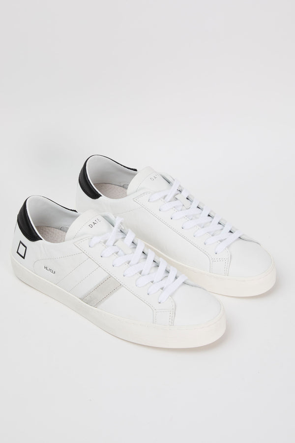 D.A.T.E. Sneaker Hill Low Calf Leather White/Black - 6