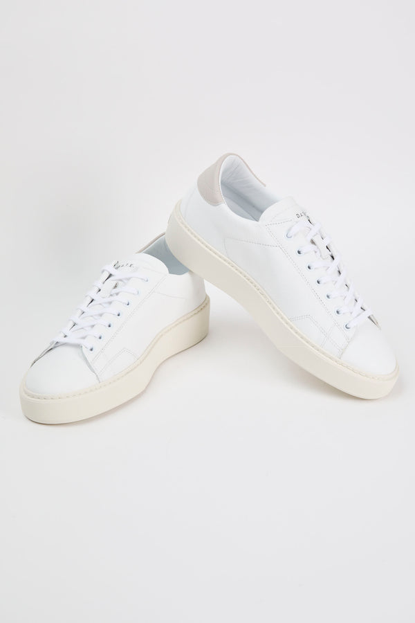 D.A.T.E. Sneakers Levante Leather White/Grey - 5