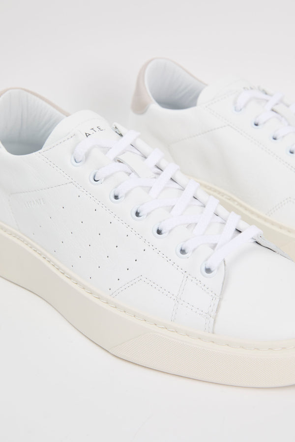 D.A.T.E. Sneakers Levante Leather White/Grey - 7