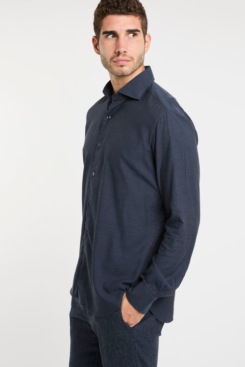 Blue Cotton Shirt by Barba