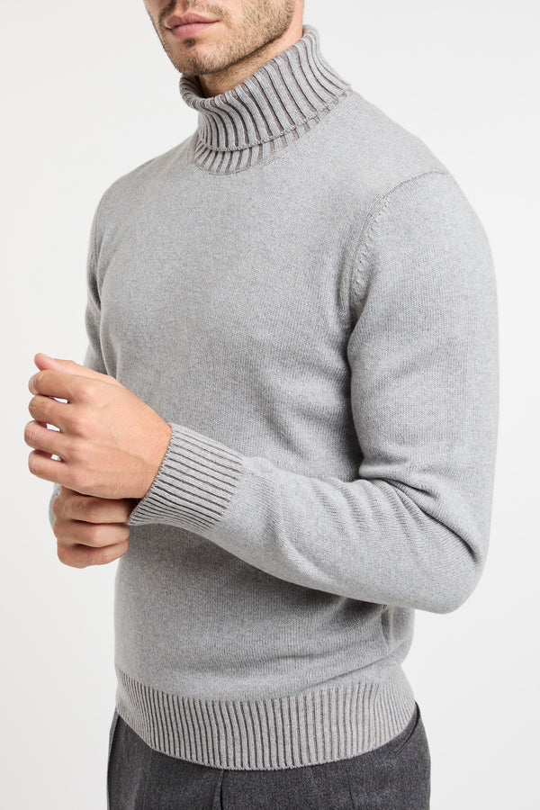 Barba Knitwear Grey Sweaters - 2